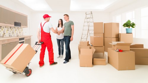 Residential moving service in Friern Barnet with careful lifting support