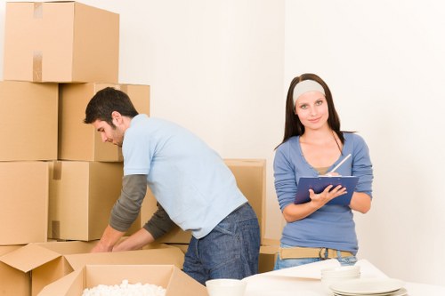 House removal team helping with a residential move in Friern Barnet