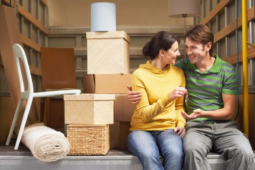 Local removals crew planning a house move in Friern Barnet